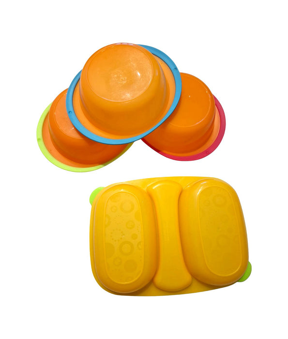 A Orange Utensils & Containers from Fisher Price in size 18-24M for neutral. (Back View)