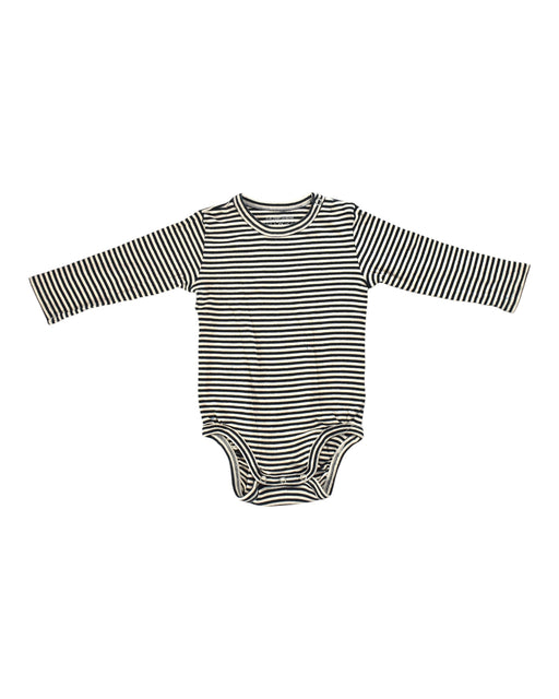 A Black Long Sleeve Bodysuits from Arket in size 6-12M for boy. (Front View)