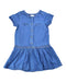 A Blue Short Sleeve Dresses from Jacadi in size 4T for girl. (Front View)