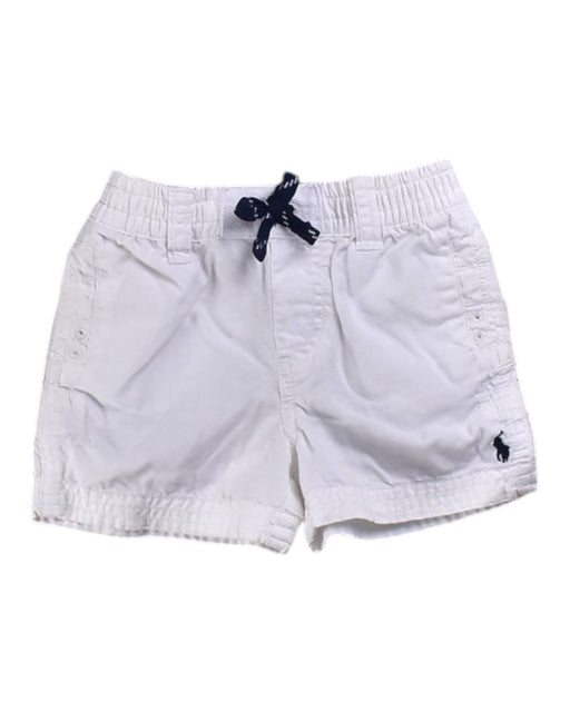 A White Shorts from Ralph Lauren in size 6-12M for girl. (Front View)