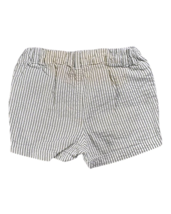 A White Shorts from Petit Bateau in size 6-12M for girl. (Back View)