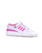 A White Sneakers from Adidas in size 3T for girl. (Front View)