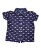 A Blue Short Sleeve Shirts from Andy & Evan in size 4T for boy. (Front View)