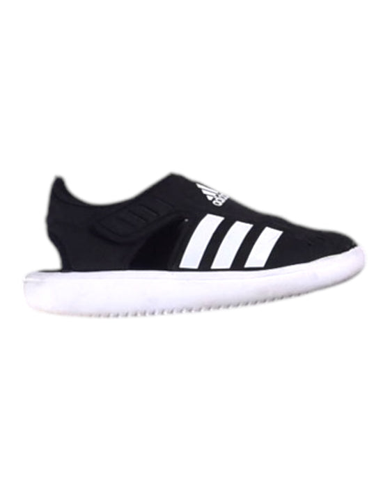 A Black Sandals from Adidas in size 3T for boy. (Front View)