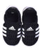 A Black Sandals from Adidas in size 3T for boy. (Back View)