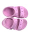 A Pink Sandals from Crocs in size 18-24M for girl. (Back View)