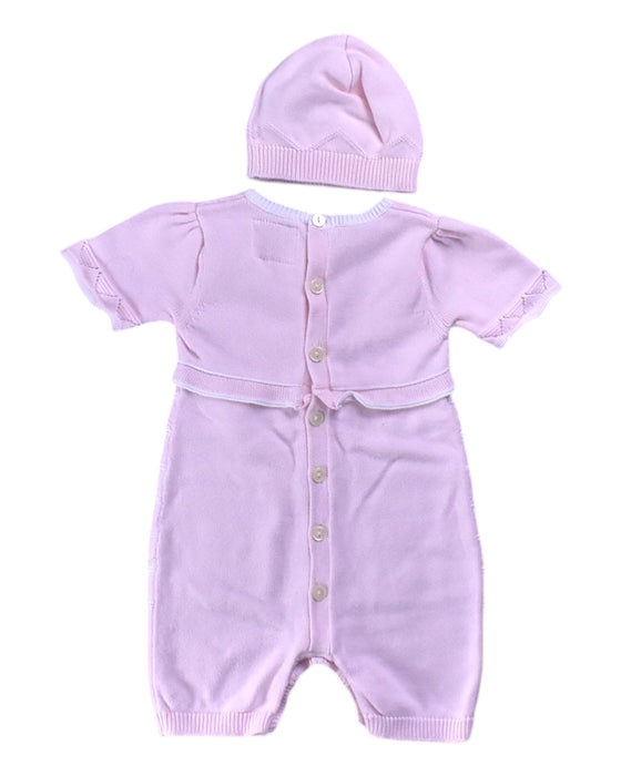 A Purple Gift Sets from Emile et Rose in size 3-6M for girl. (Back View)