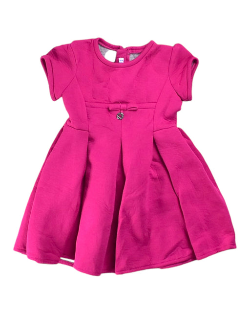 A Pink Short Sleeve Dresses from Mayoral in size 3T for girl. (Front View)