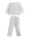 A White Pyjama Sets from The Little White Company in size 3T for girl. (Front View)