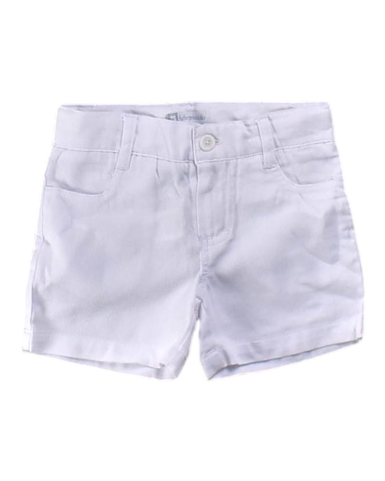 A White Shorts from Tutto Piccolo in size 6-12M for boy. (Front View)