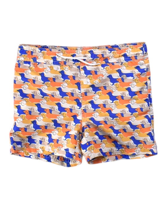 A Orange Swim Shorts from Janie & Jack in size 5T for boy. (Front View)