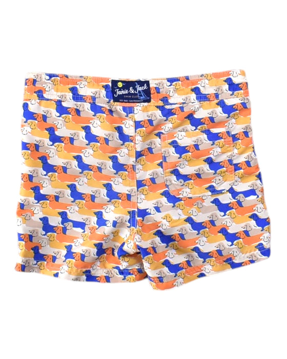 A Orange Swim Shorts from Janie & Jack in size 5T for boy. (Back View)