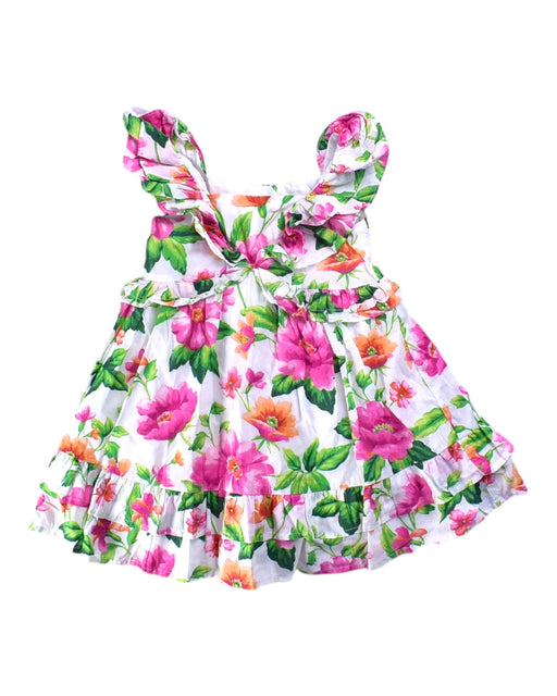 A White Sleeveless Dresses from Janie & Jack in size 3T for girl. (Front View)