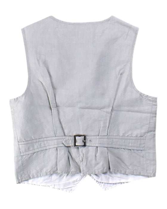 A Grey Vests from Bonpoint in size 10Y for boy. (Back View)