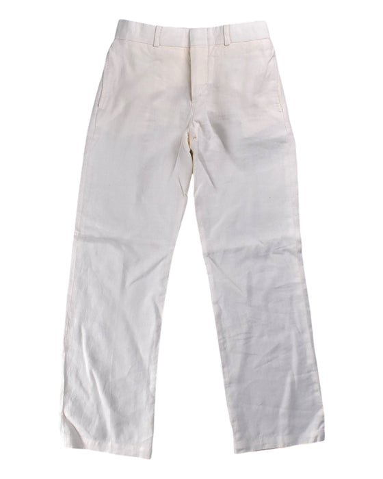 A White Casual Pants from Polo Ralph Lauren in size 8Y for boy. (Front View)