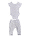 A Grey Pants Sets from Mothercare in size 6-12M for girl. (Back View)