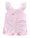 A Pink Sleeveless Rompers from Gingersnaps in size 6-12M for girl. (Front View)