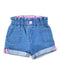 A Blue Shorts from Mothercare in size 6-12M for girl. (Front View)