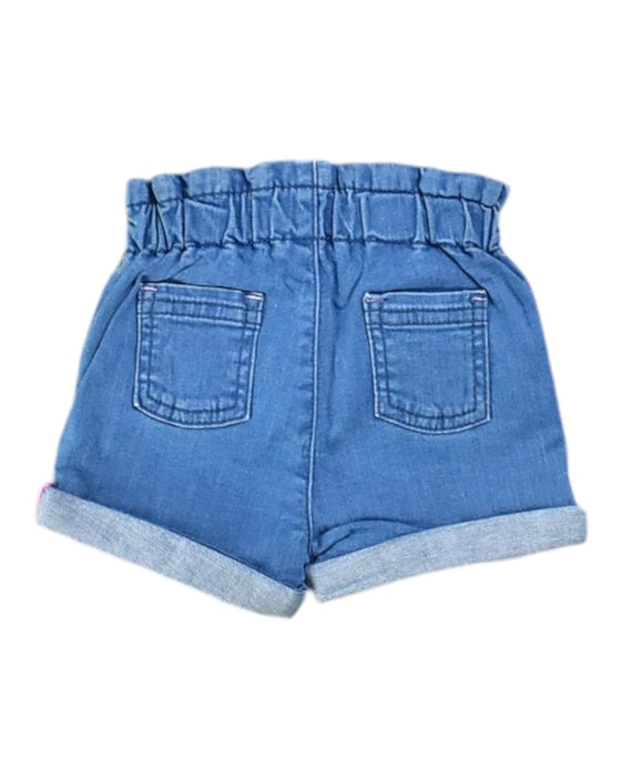 A Blue Shorts from Mothercare in size 6-12M for girl. (Back View)