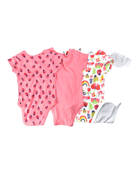 A Multicolour Short Sleeve Bodysuits from Mothercare in size 6-12M for girl. (Back View)