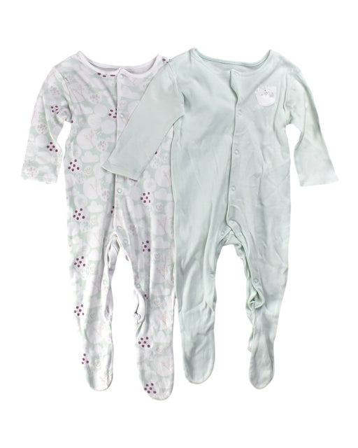 A White Long Sleeve Jumpsuits from Mothercare in size 6-12M for girl. (Front View)