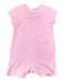 A Pink Short Sleeve Rompers from Mothercare in size 0-3M for girl. (Back View)