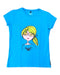 A Blue Short Sleeve T Shirts from Armani in size 14Y for girl. (Front View)