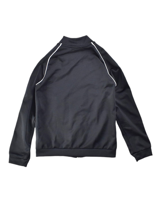 A Black Lightweight Jackets from Adidas in size 8Y for boy. (Back View)