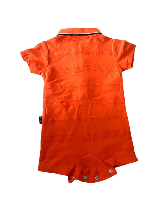 A Orange Short Sleeve Bodysuits from Baker by Ted Baker in size 0-3M for boy. (Back View)