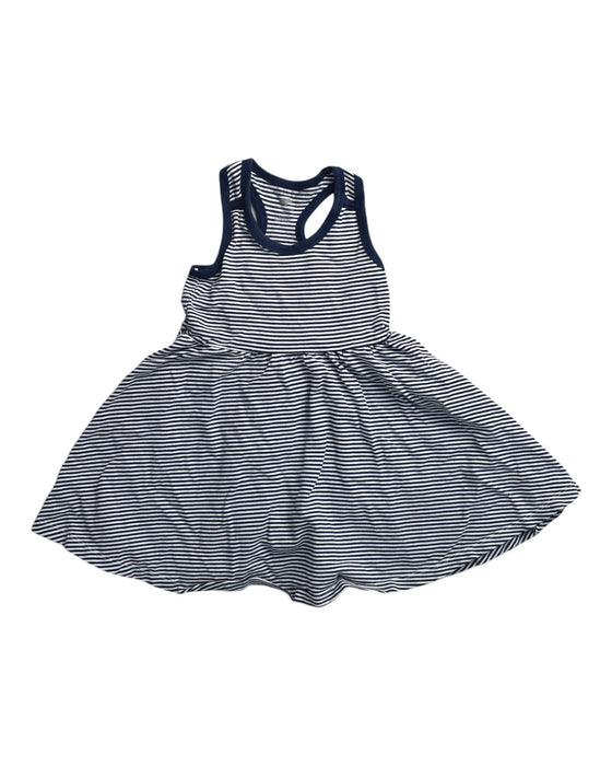 A Blue Sleeveless Dresses from Monica + Andy in size 4T for girl. (Front View)