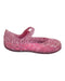 A Pink Flats from Mini Melissa Campana in size 4T for girl. (Front View)