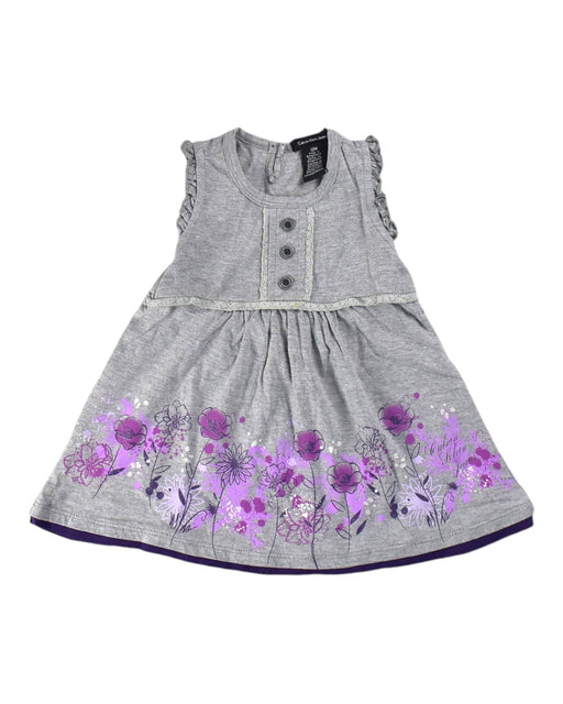 A Grey Sleeveless Dresses from Calvin Klein in size 12-18M for girl. (Front View)