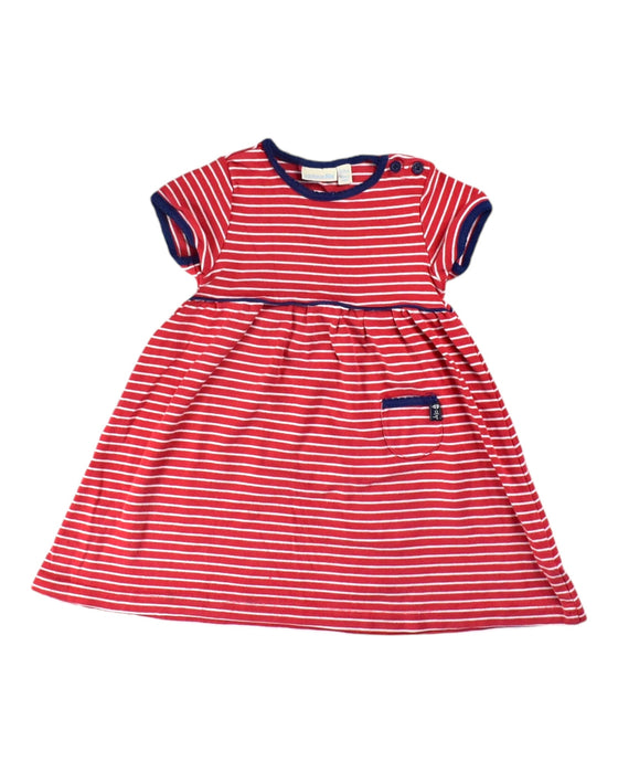 A Red Short Sleeve Dresses from Jojo Maman Bébé in size 18-24M for girl. (Front View)