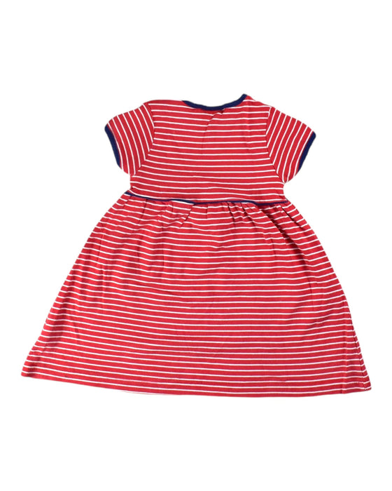 A Red Short Sleeve Dresses from Jojo Maman Bébé in size 18-24M for girl. (Back View)