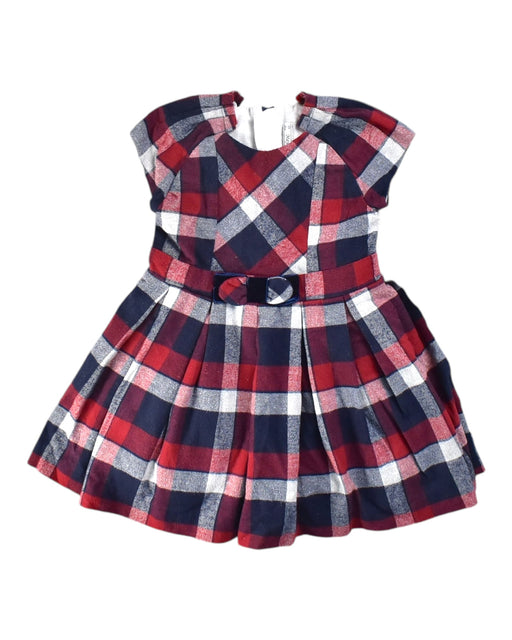 A Red Short Sleeve Dresses from Mayoral in size 3T for girl. (Front View)