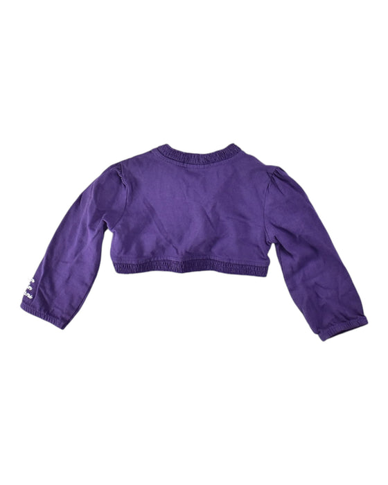 A Purple Cardigans from Calvin Klein in size 6-12M for girl. (Back View)