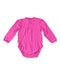 A Pink Long Sleeve Bodysuits from Jojo Maman Bébé in size 12-18M for girl. (Back View)