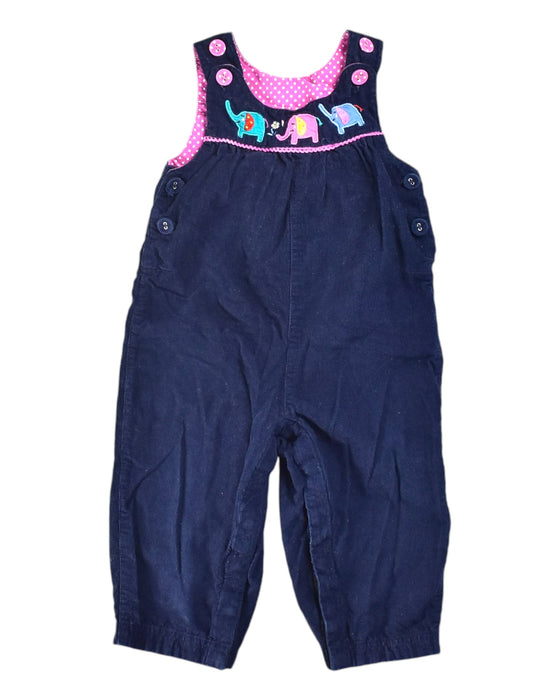 A Blue Sleeveless Jumpsuits from Jojo Maman Bébé in size 12-18M for girl. (Front View)