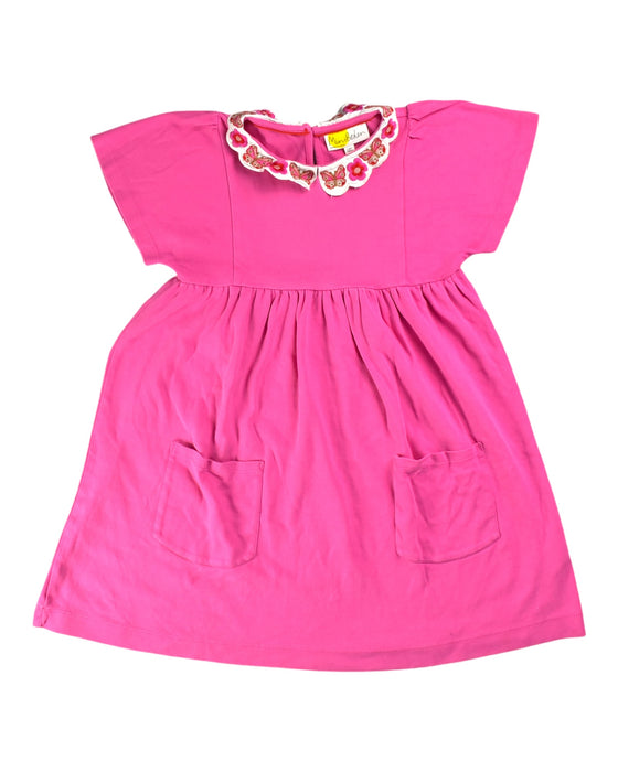 A Pink Short Sleeve Dresses from Boden in size 8Y for girl. (Front View)