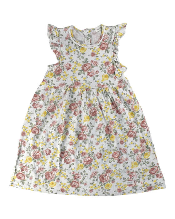 A White Sleeveless Dresses from Newbie in size 8Y for girl. (Front View)