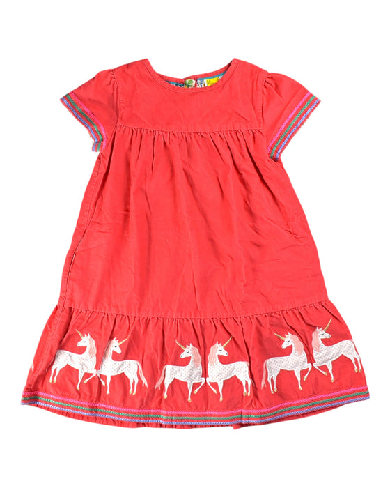 A Red Short Sleeve Dresses from Boden in size 8Y for girl. (Front View)