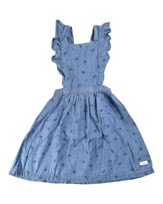 A Blue Sleeveless Dresses from Newbie in size 8Y for girl. (Front View)