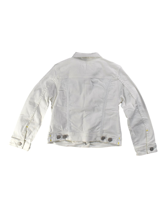 A White Lightweight Jackets from Boden in size 7Y for girl. (Back View)