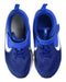 A Blue Sneakers from Nike in size 6T for boy. (Back View)