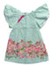 A Green Short Sleeve Tops from Sea Apple in size 6-12M for girl. (Front View)