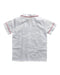 A White Short Sleeve Shirts from Smock Shop in size 5T for boy. (Back View)