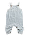 A Blue Long Overalls from Mothercare in size 0-3M for boy. (Front View)