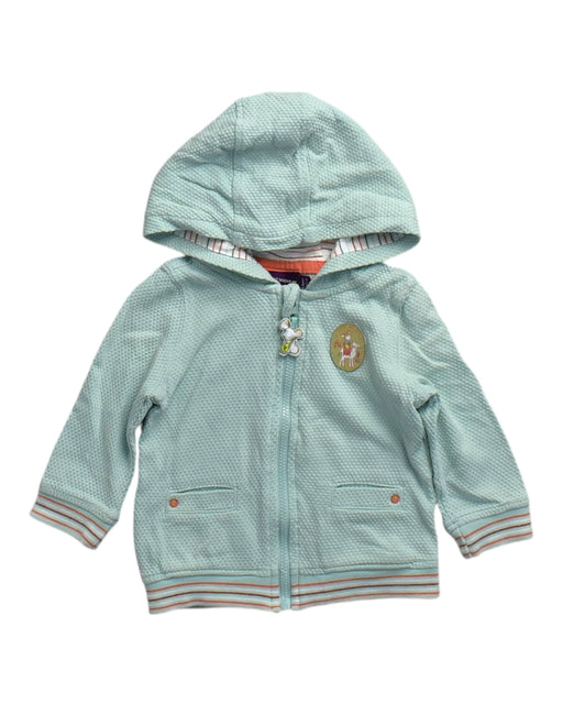 A Green Lightweight Jackets from Sergent Major in size 6-12M for boy. (Front View)