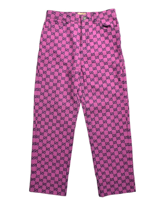 A Purple Jeans from Gucci in size 10Y for girl. (Front View)