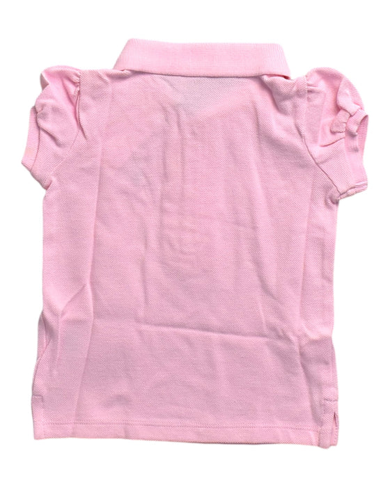 A Pink Short Sleeve Polos from Ralph Lauren in size 6-12M for girl. (Back View)